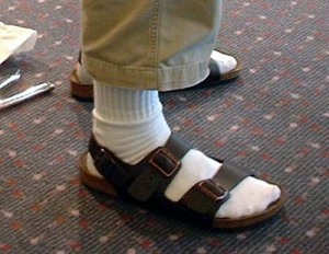 mens sandal socks
